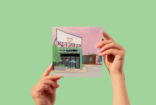 Zen Coffee Company Greeting Card