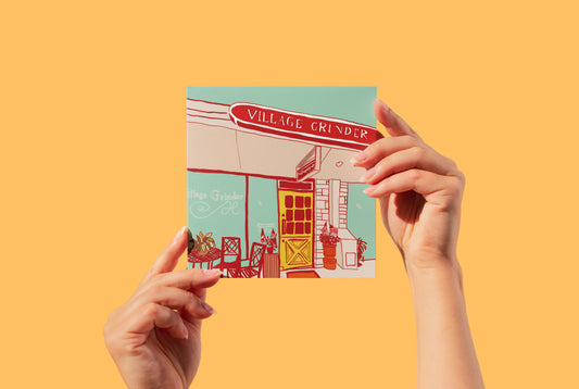 Village Grinder Greeting Card