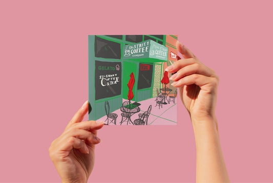 13th Street Coffee & Tea Greeting Card