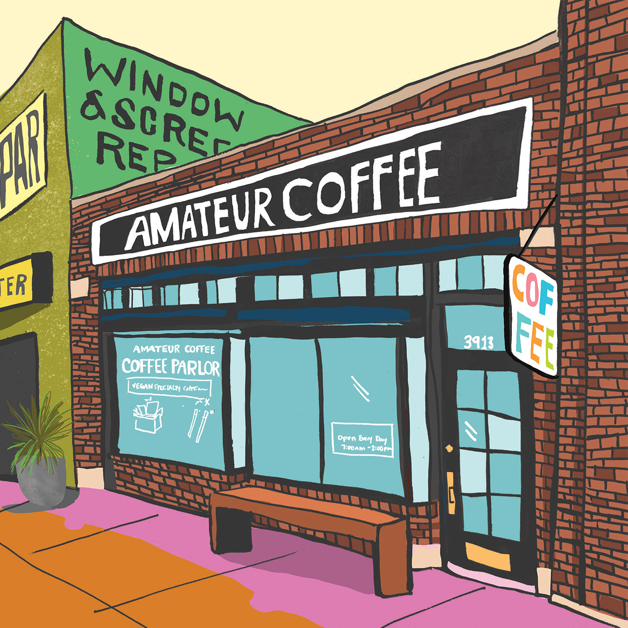 Amateur Coffee Print