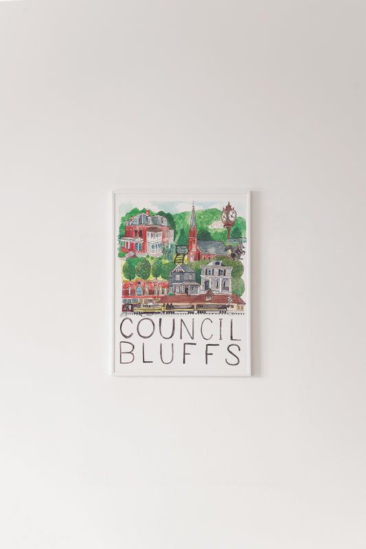 Council Bluffs Print