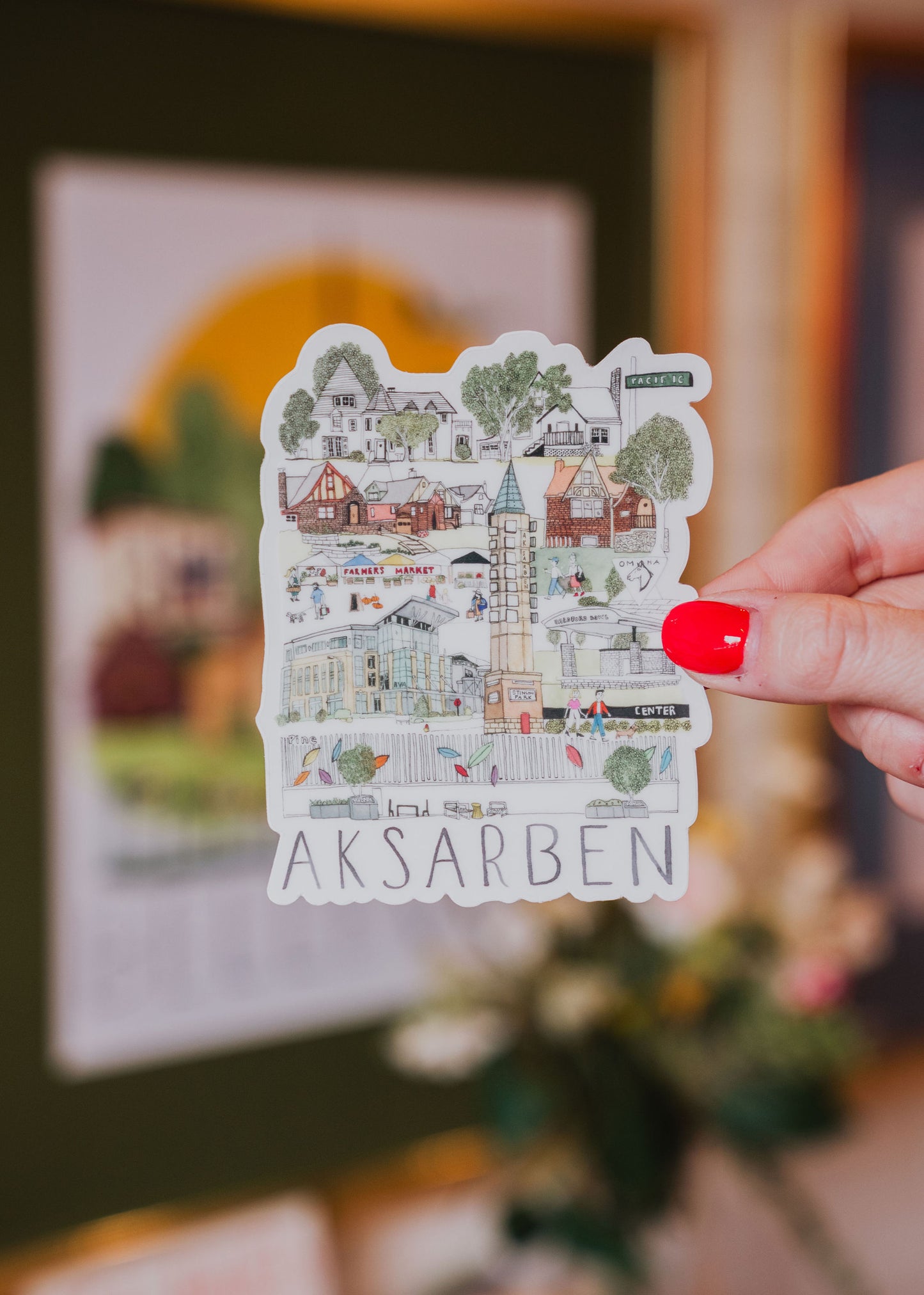 Aksarben Sticker