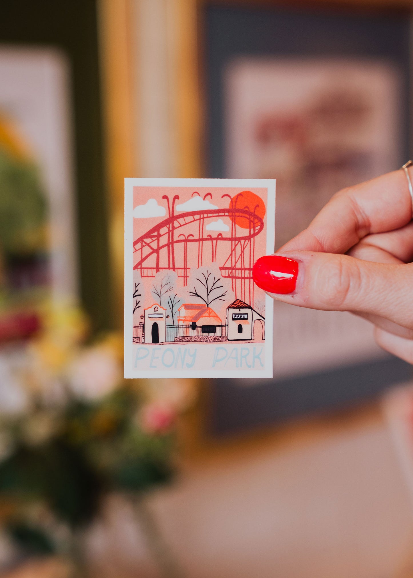 Peony Park Sticker
