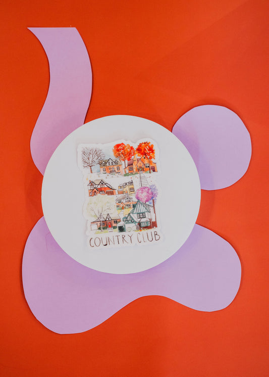 Country Club Sticker