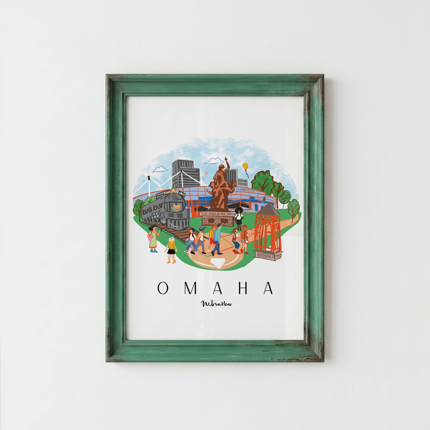 Road to Omaha Print