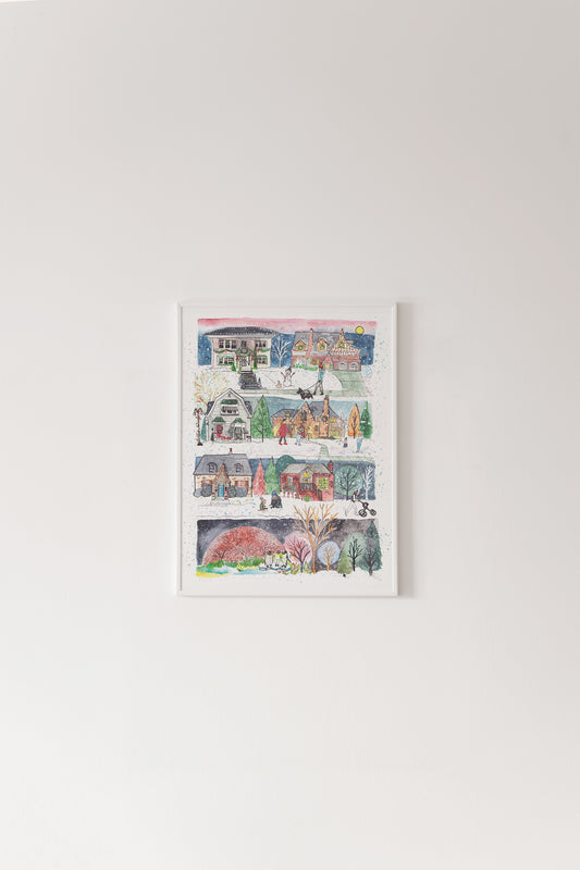 Stillness in The Snow Print