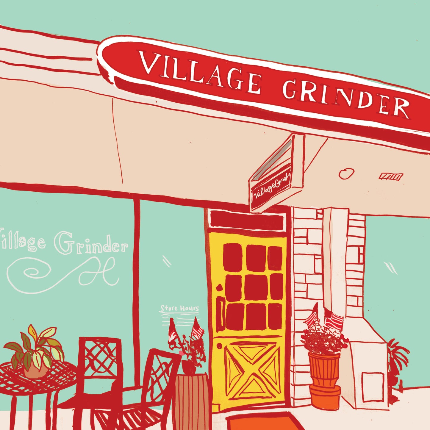 Village Grinder Print