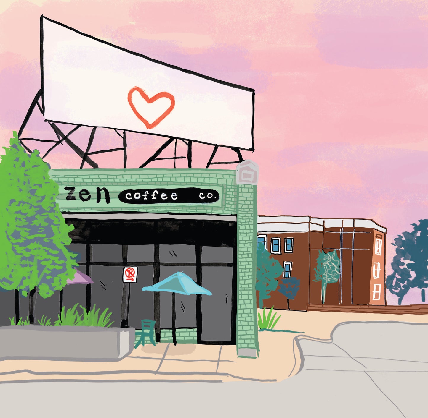 Zen Coffee Farnam Print