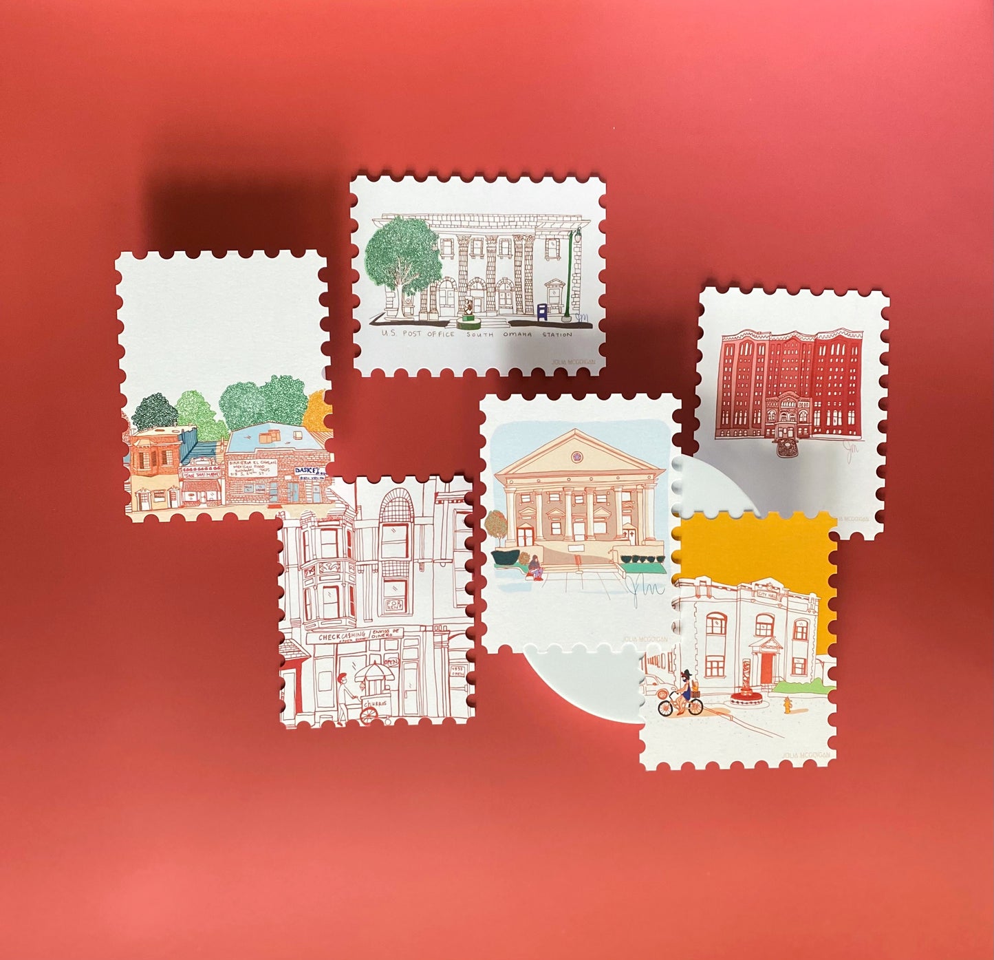 South Omaha Postcard Set