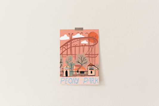 Peony Park Print