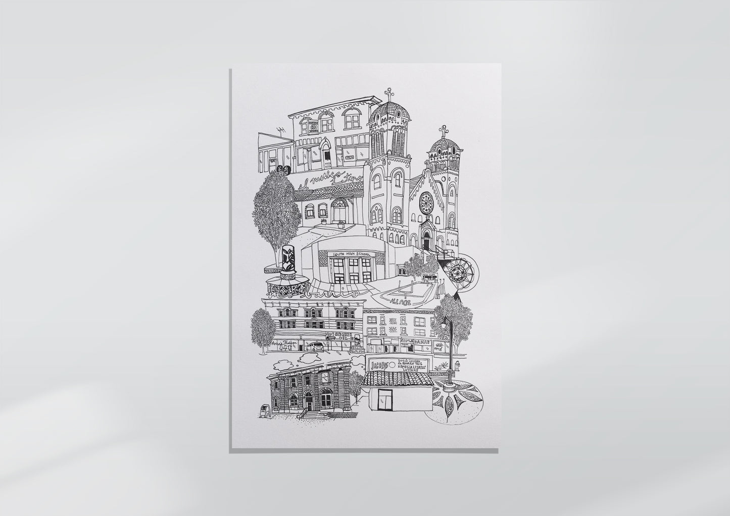 South Omaha Print