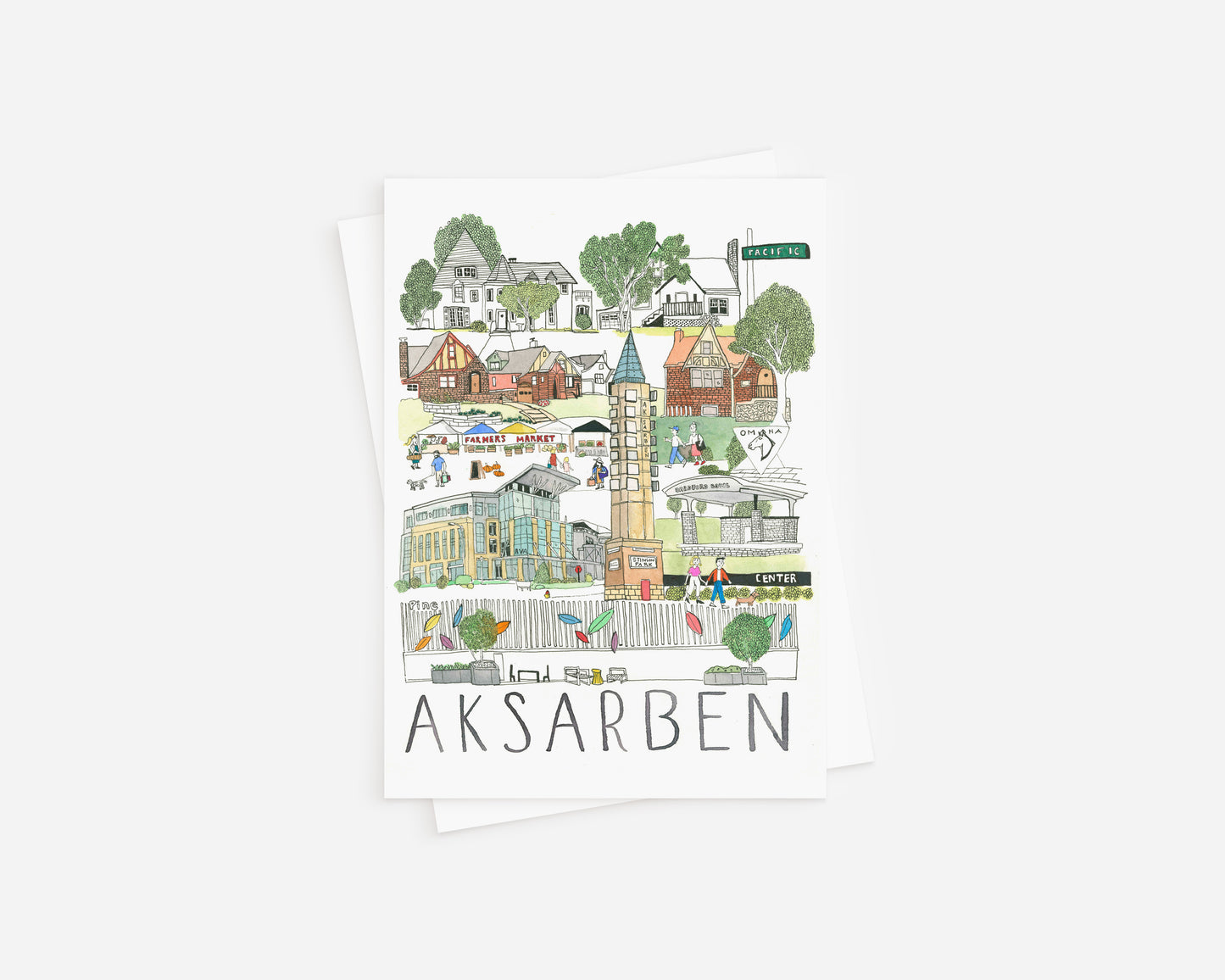Aksarben Greeting Card