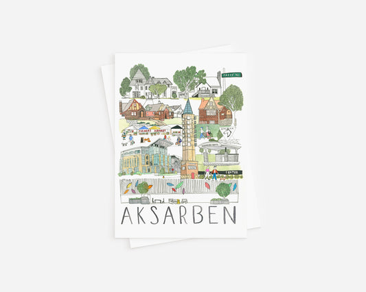 Aksarben Greeting Card