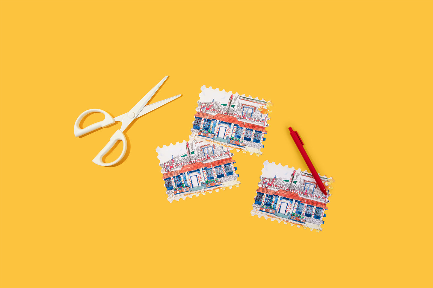 Bohemian Cafe Postcard Set