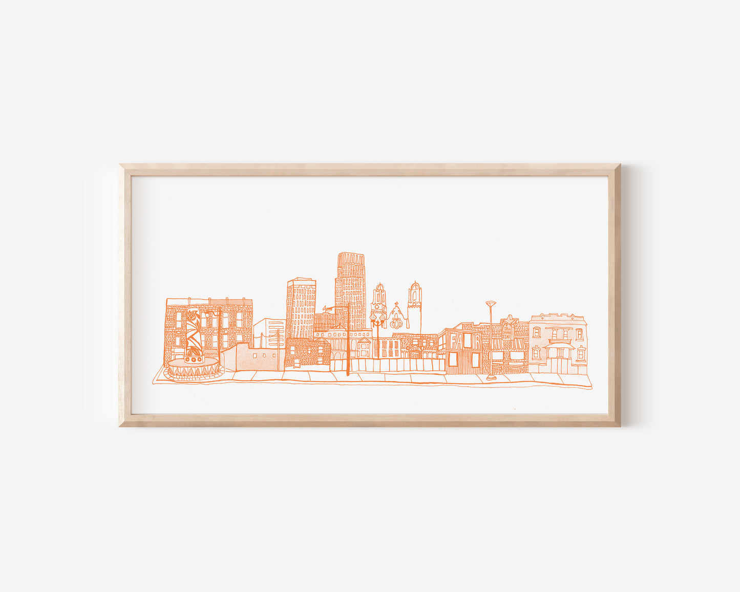 Omaha Cityscape Print