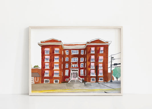 Colonial Hotel Print