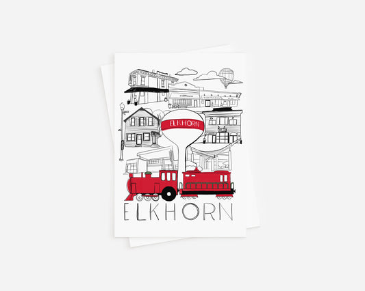 Elkhorn Greeting Card