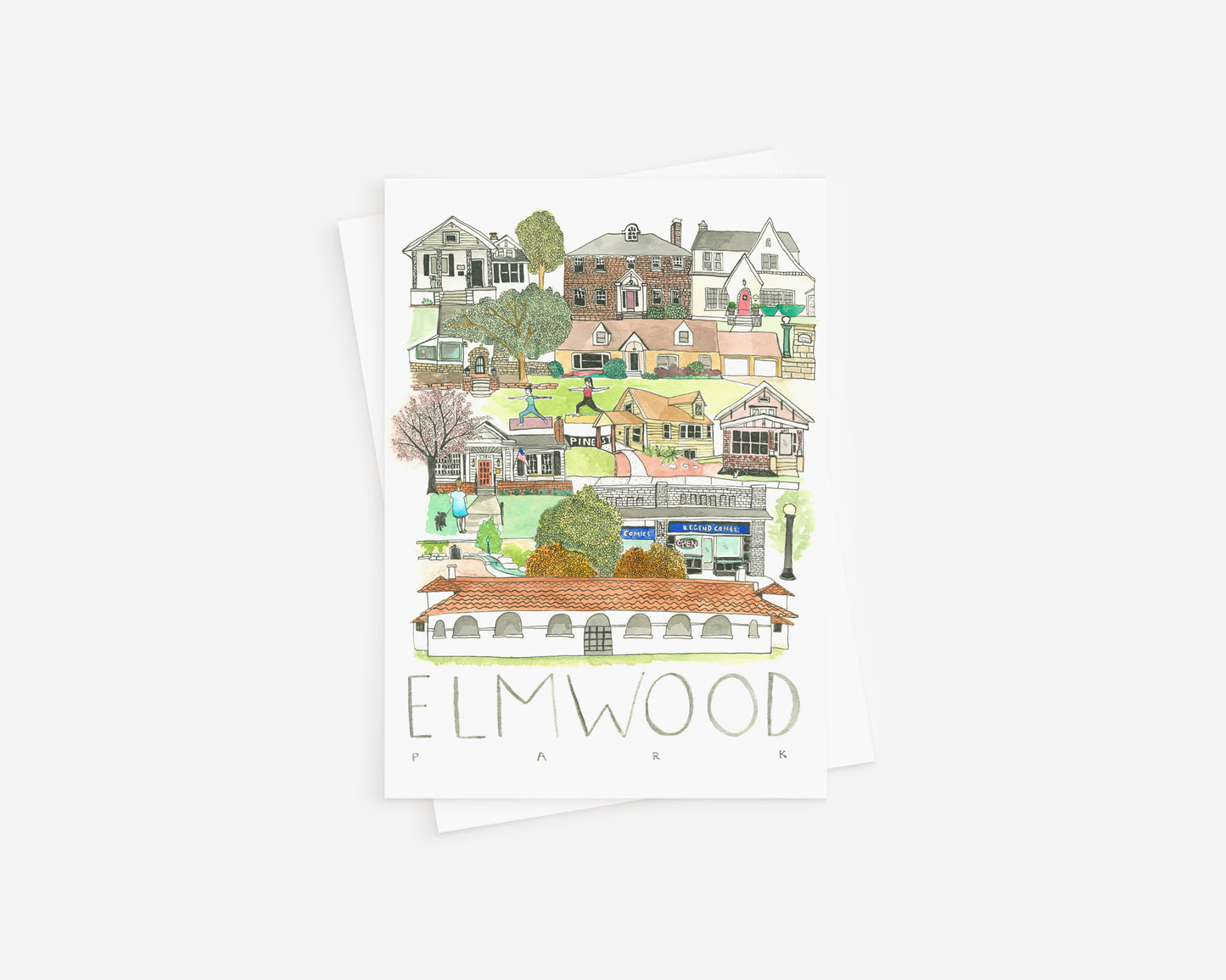 Elmwood Greeting Card
