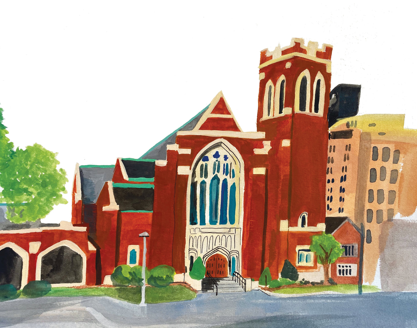 First Presbyterian Church Print