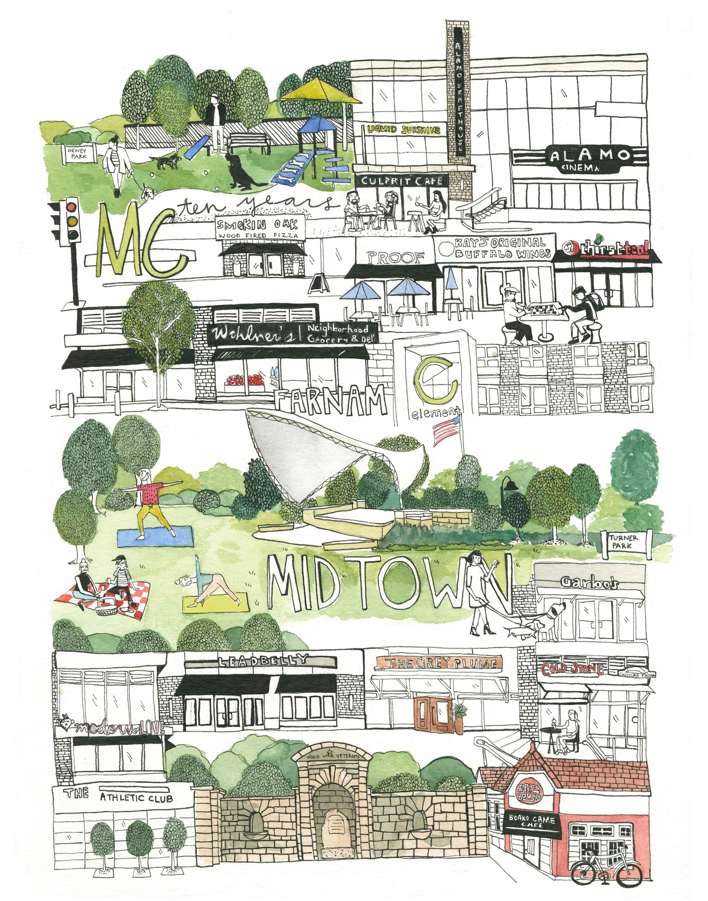 Midtown Crossing Print