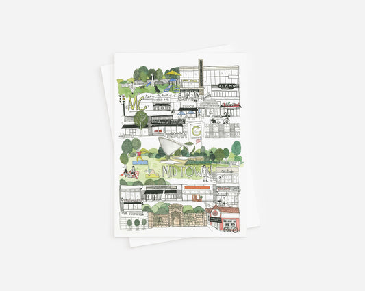 Midtown Crossing Greeting Card