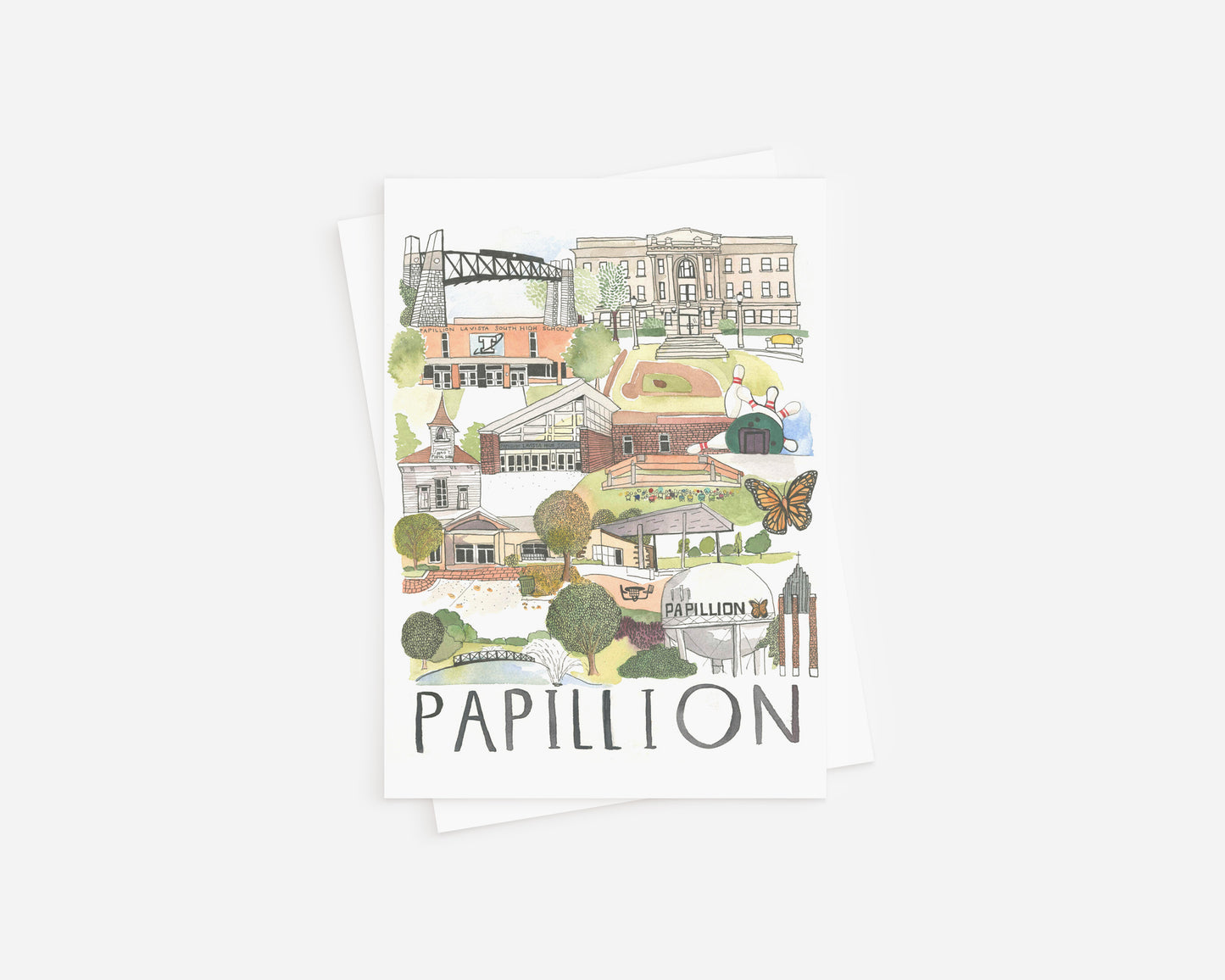 Papillion Greeting Card