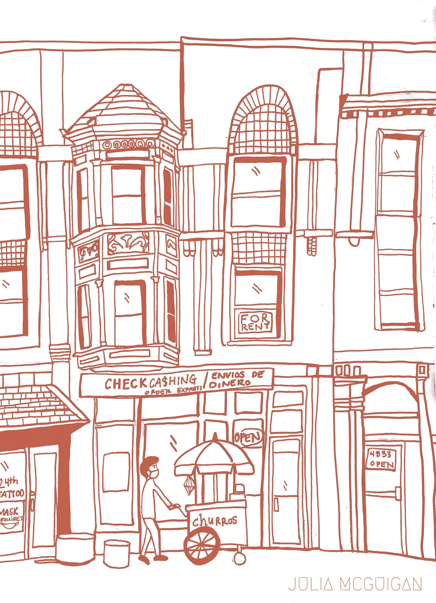 South 24th Street Print
