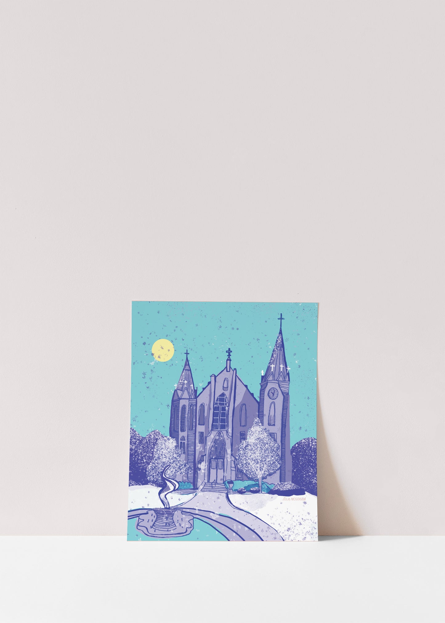 St. John's Parish Winter Print