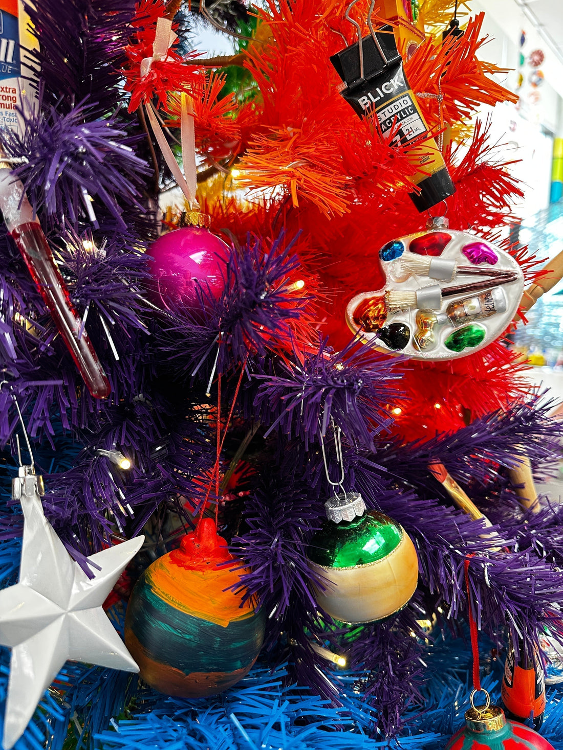 Festive Lessons in Mrs. McGuigan's Art Room!