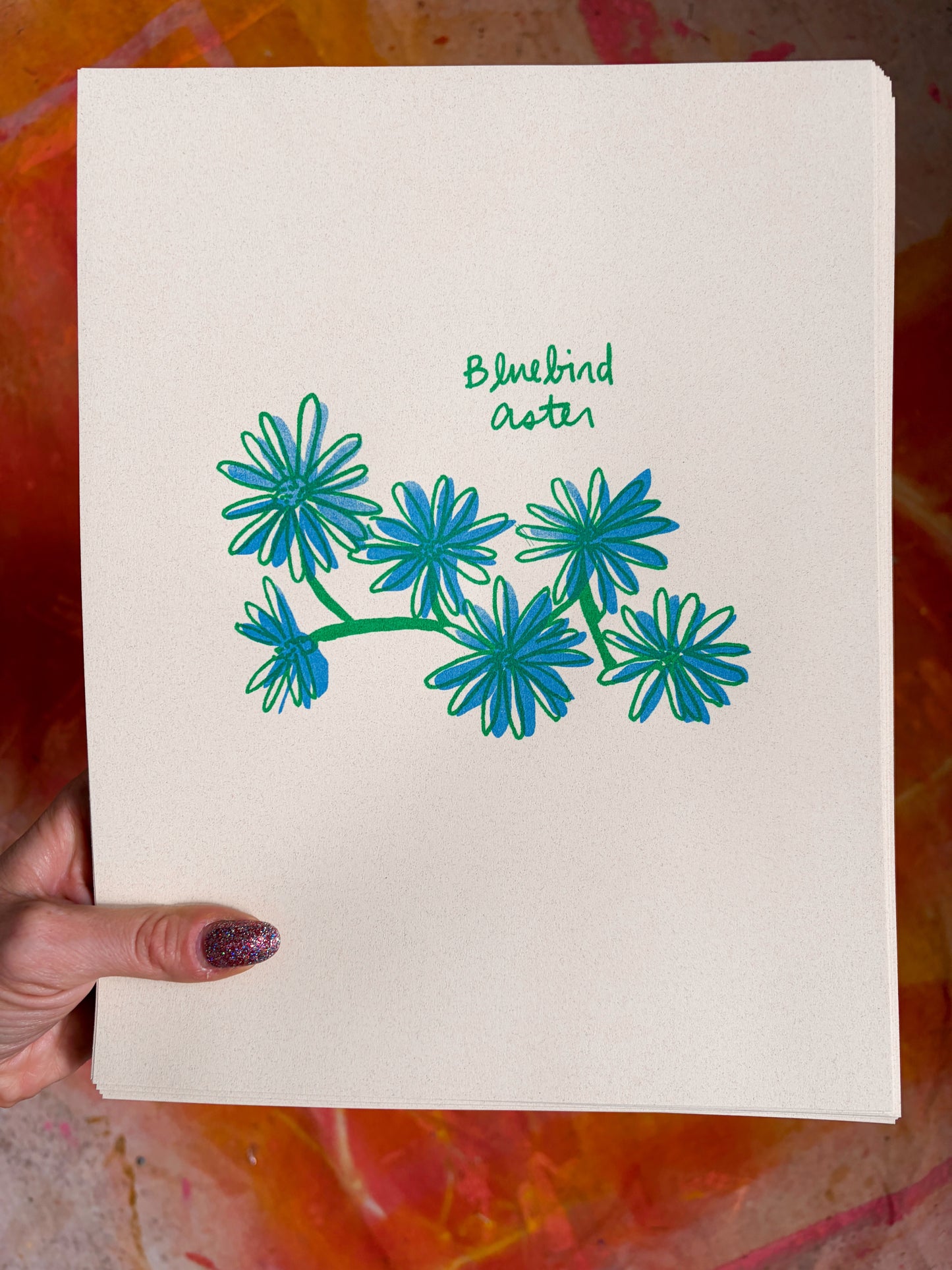2027 Nebraska Native Flowers - Risograph Calendar