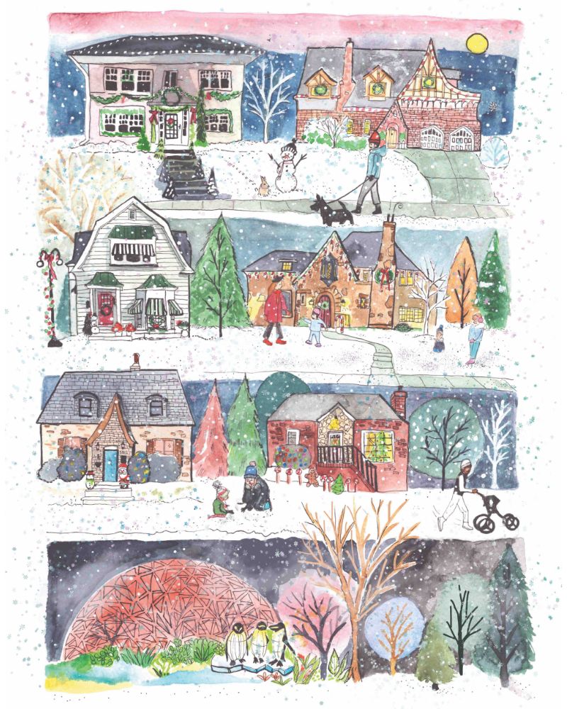 Stillness in The Snow Print