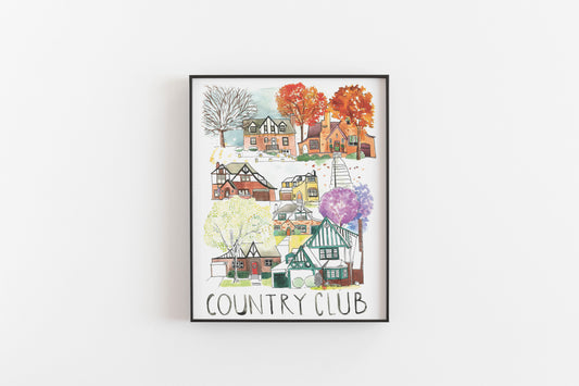 Country Club Print