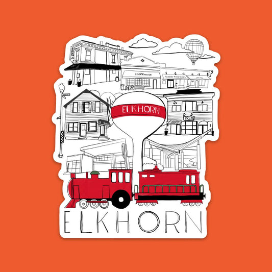 Elkhorn Sticker