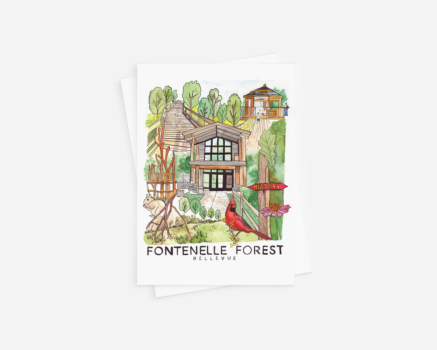 Fontenelle Forest Greeting Card