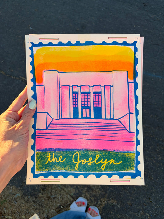 The Joslyn Risograph Print