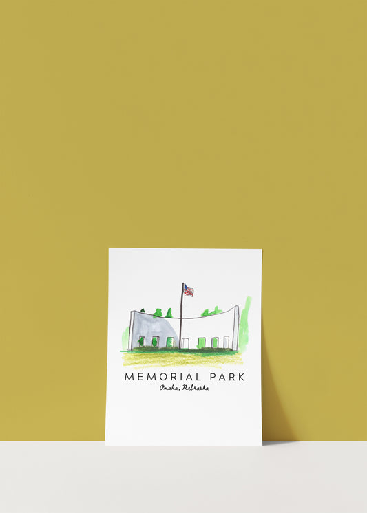 Memorial Park Print