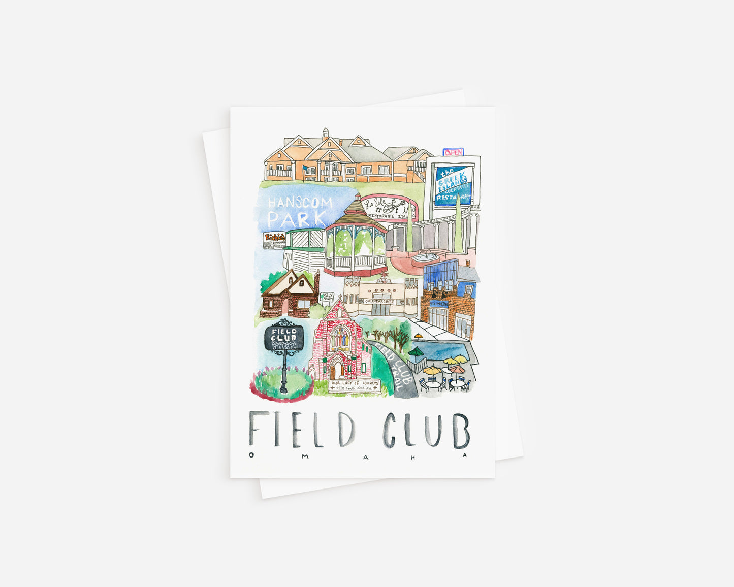 Field Club Greeting Card