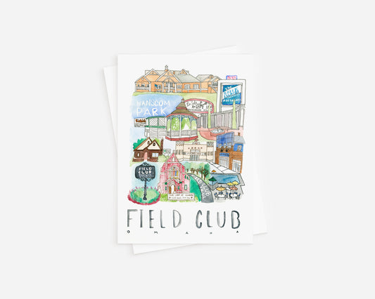 Field Club Greeting Card