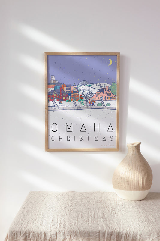 Omaha Christmas Print