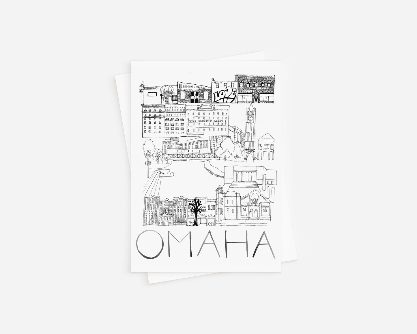 Omaha Greeting Card