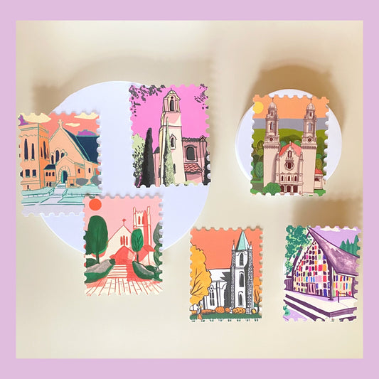 Omaha Churches Postcard Set
