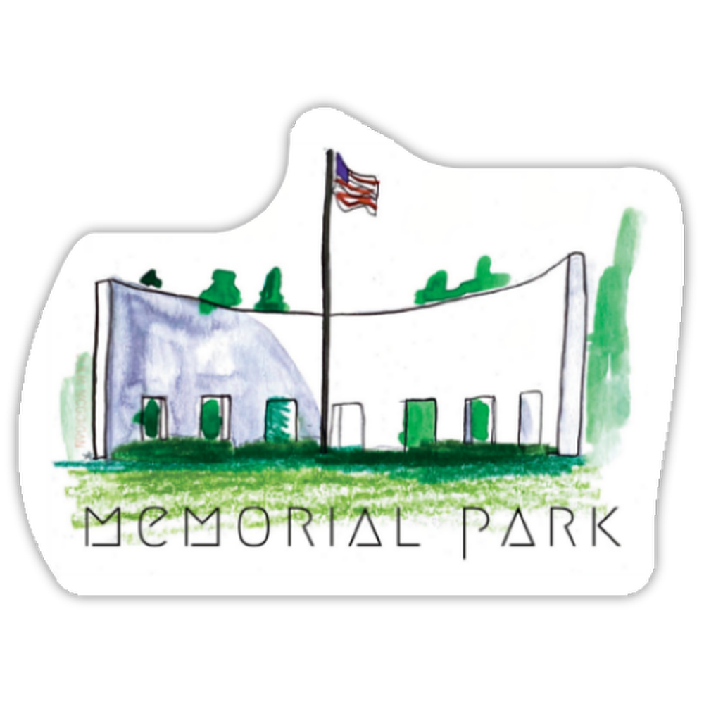 Memorial Park Sticker