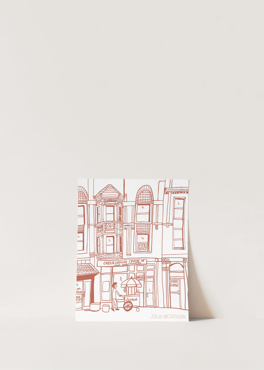 South 24th Street Print